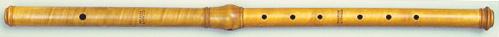 Lissieu flute in boxwood, A=460